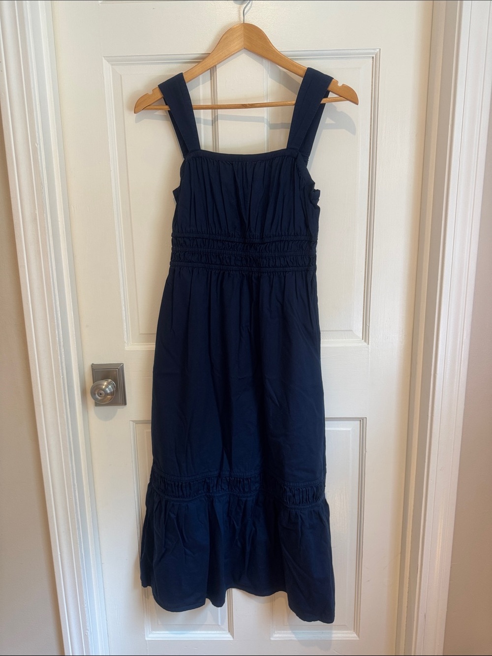 Loft navy blue dress size XSP
